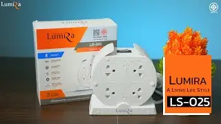 LUMIRA LS-025 ปลั๊กไฟตั้งโต๊ะ สไตล์มินิมอล ช่องเสียบสูงถึง 8 ช่อง