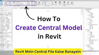 How To Create Central File In Revit | Revit Central File Creation | 