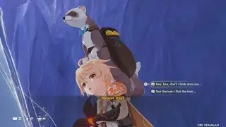 Weasel Thief tries to catch Paimon - (Genshin Impact)