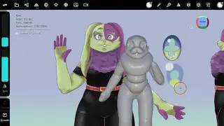 Nomad Sculpt Timelapse: Original Character - Sherry