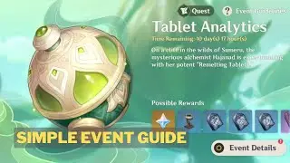 Tablet Analytics Simple Event Guide - Day 1 | Genshin Impact 3.0