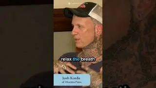 Reconnect w/ the body's somatic experience to help ground us when dealing with challenging thoughts
