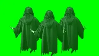 Shy Ghost Flies Away - Free Horror Green Screen Effect