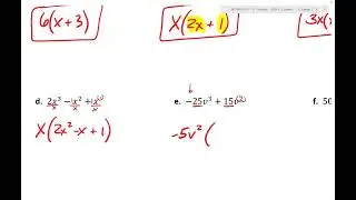 4.2 Notes: Factoring Using The GCF