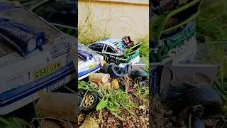 ABANDONED RALLY FORD FOCUS WRC junk Yard metal diecast model#shorts#automobile#diecast
