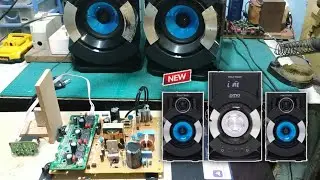 Servis speaker aktif Polytron PMA , mesin hidup tapi tidak ada suaranya.