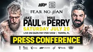 Jake Paul vs Mike Perry OFFICIAL PRESS CONFERENCE  [LIVE]