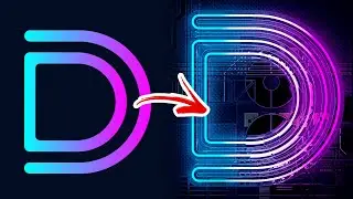 Turn ANY Logo into a 3D Neon Masterpiece (Blender 2.8)