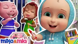 Crayons Finger Family Song - Colors Song - Nursery Rhymes for