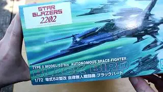 Star Blazers 2202 1/72 Black Bird Unboxing