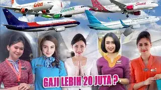 Inilah Besar Gaji Pramugari Dari Berbagai Maskapai Penerbangan Indonesia