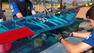 Voo de aeromodelo da equipe UIRA - Filmado por Drone