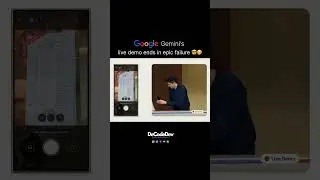 Google Gemini Epic Fail during live demo🤯 #ai #google #epicfails
