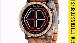 #BOBO BIRD P13 Unique #Design #Night Vision LED #Digital #Watch