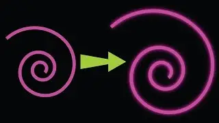 How to make glowing / emission/ neon stroke in illustrator