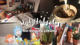 sessiz ders çalışma vlogu | online dersler