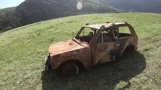 LADA 4x4 Niva. 6th series. Achik Retranslator Pass near Bely Boma. Altai Mountains