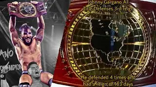 Johnny Gargano | All 3rd Reign NXT North American Championship Defenses