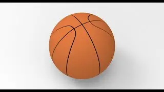 Basketball Modeling in Autodesk Maya 2020