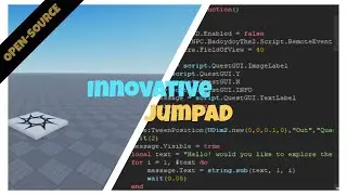 [Open Sourced] INNOVATIVE JUMP PAD / Roblox Studio