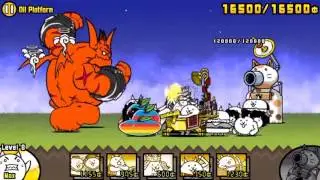 [3-Star] The Battle Cats - Oil Platform (iCat & cost efficient team)