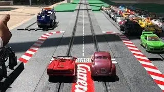 TOY SLOT CAR DRAG RACING
