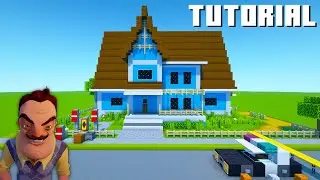 Minecraft Tutorial: How To Make The Hello Neighbour 2 House 910 Friendly Court 
