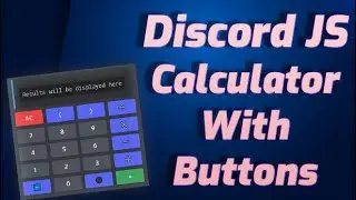 Discord JS Calculator With Buttons