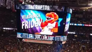 Toronto Raptors Mascot Flash Back Friday 2017