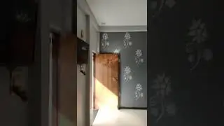 diwalo pe stencil design banane ke bd room kaisa lgta hai