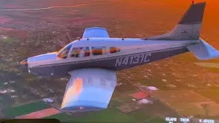 Flying the PIPER PA28 iii Arrow in Christchurch