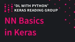 NN Basics in Keras: Tensors, Tensor Operations & More