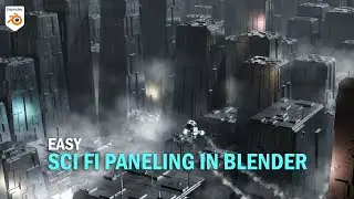 Creating a Sci-Fi scene in blender PROCESS
