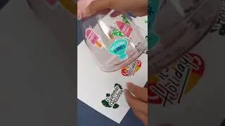 Decorating Plastic Cups with PP Vinyl Sticker Paper.#diy #printable #stickers #stickervinyl #factory