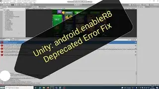 How to Remove android.enableR8' Error / Deprecated Unity Build Failed **Fix Solution**