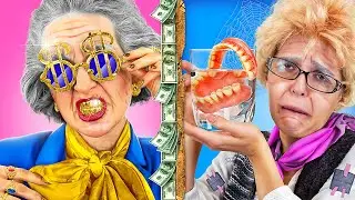 Nenek Tajir vs Nenek Gembel