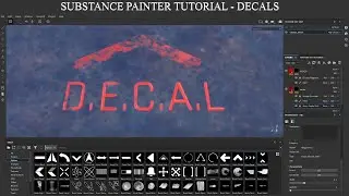 Substance Painter  working with decals-Decals and Alphas in Substance Painter- 
