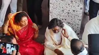 Shree HEMANT SOREN JHARKHAND CM II KALPANA SOREN puja at Basukinath mandir #hemantsoren #jharkhand