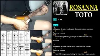 Rosanna by ToTo (Ukulele Version with Chords)