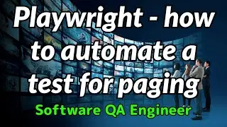 Playwright - How to automate a test for paging