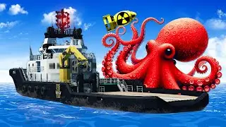KRAKEN ATTACKS SHIP WITH NUKE! (Stormworks)