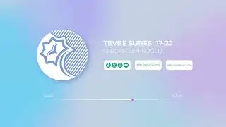 Tevbe Suresi 17-22 | Serdar ZEHİROĞLU - Best Quran Recitation