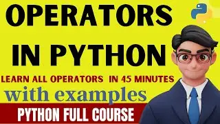 OPERATORS IN PYTHON | basic operators |   