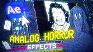 Mastering Analog Horror Effects (Easy) After Effects Tutorial *Free Pack*