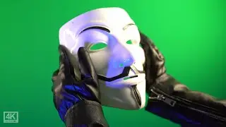 Anonymous Green Screen - Stock Video Footage