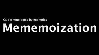 يعني ايه Memoization