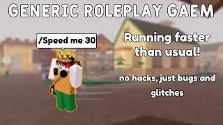 RUNNING FASTER IN GRG (GLITCH)| Generic Roleplay Gaem
