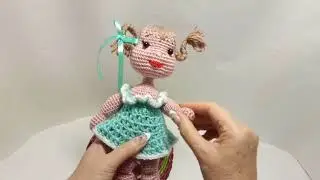 Куколка - игрушка вязаная крючком