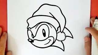 HOW TO DRAW CHRISTMAS SONIC