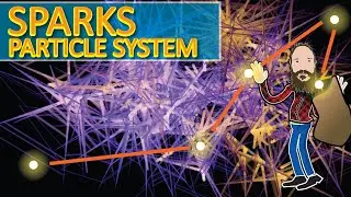 p5.js Tutorial - Make a Mover with Sparks